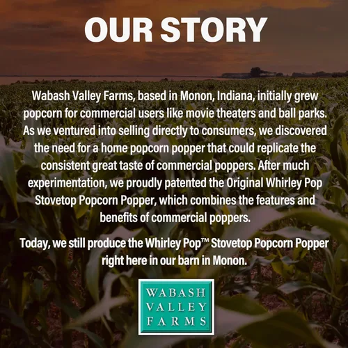 Miniatura 14 de Maíz para palomitas en estufa Wabash Valley Farms Whirley, Náilon, talla única Se ajusta a todos, Plateado