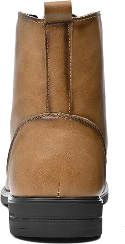 Miniatura 7 de Chukka Botas Casual Moda Oxford Vestido Botas Cuero Cordones Desierto Tobillo Botas Clásico para Hombres Ligero Antideslizante