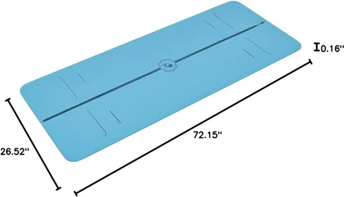 Miniatura 10 de Liforme Evolve Yoga Mat – Bolsa de yoga gratuita incluida – Sistema de alineación patentado, agarre guerrero, antideslizante, ecológico, resistente