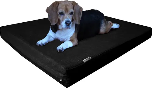Miniatura 18 de Dogbed4less Cama ortopédica para mascotas con espuma viscoelástica para mascotas medianas y grandes, forro impermeable, funda lavable de microgamuza
