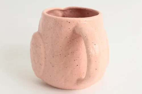 Miniatura 4 de Mino ware - Taza de cerámica japonesa con forma de búho, hecha en Japón (importación de Japón) CPM102 (rosa clavel)