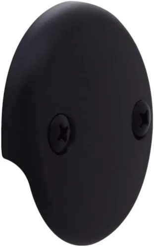 Miniatura 5 de Westbrass Twist & Close - Juego de molduras para bañera con placa frontal de desbordamiento de dos agujeros, negro mate, D94-2-62 Mate negro