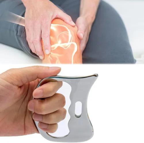 Miniatura 6 de Herramienta de masaje Gua Sha de acero inoxidable, raspador muscular, movilización de tejidos blandos, terapia física para espalda, piernas, brazos