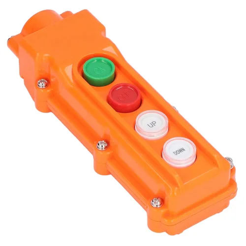 Miniatura 7 de COB-61A interruptor de botón de empuje de grúa Interruptor de control remoto de alzamiento a prueba de lluvia para grúas puertas traseras