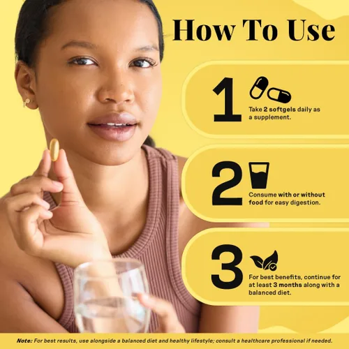 Miniatura 5 de Earth & Elle Suplemento de algas Omega 3 - Omega 3 vegano - Suplemento vegano Omega 3 con aceite de algas y DHA vegano - Ayuda a apoyar la salud