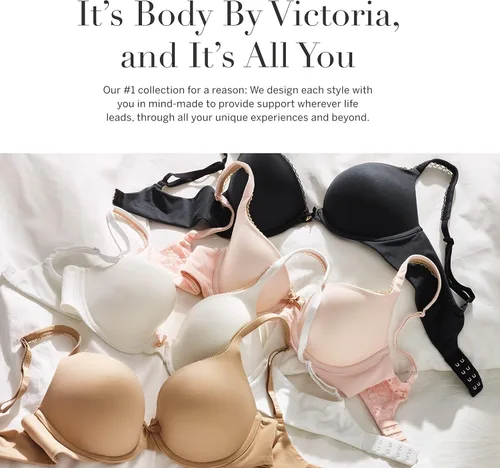 Miniatura 8 de Victoria's Secret Brasier de cobertura completa, cuerpo de Victoria, sujetadores para mujer (32B-40DDD)
