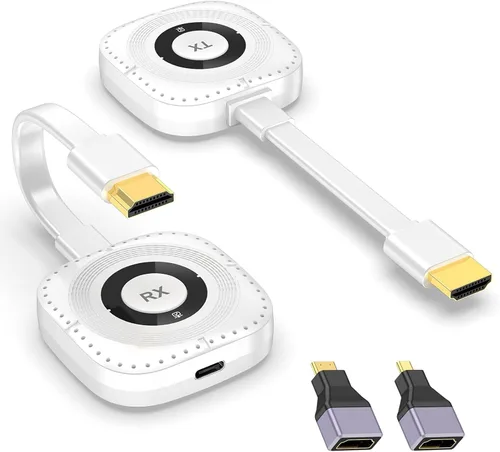 Miniatura 9 de Transmisor y receptor HDMI inalámbricos, decodificación 4K, salida de 1080P, extensor HDMI inalámbrico de 328 pies/328.1 ft para transmisión de alta