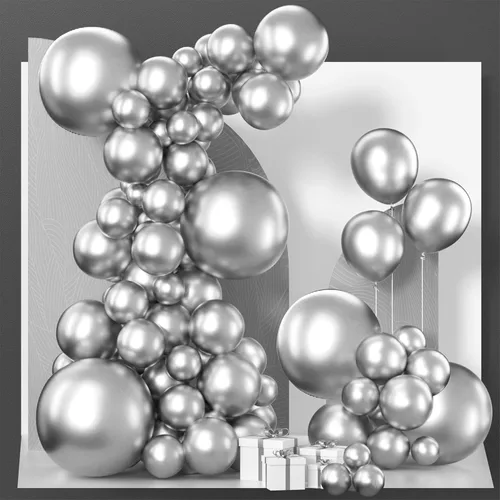 Miniatura 36 de PartyWoo Globos azul marino, 120 piezas de diferentes tamaños de 18, 12, 10, 5 pulgadas, kit de arco de globos azul oscuro guirnalda para Azul-z90