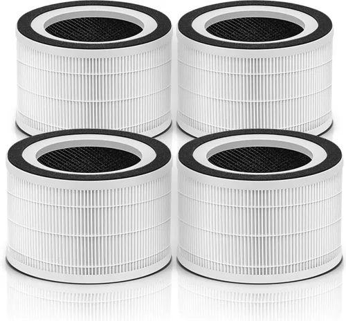 Paquete de 4 filtros de aire de repuesto compatibles con A-floia Air P urificador Fillo/Halo/Allo y Mooka Allo Match ASIN: 4 Packs Fillo
