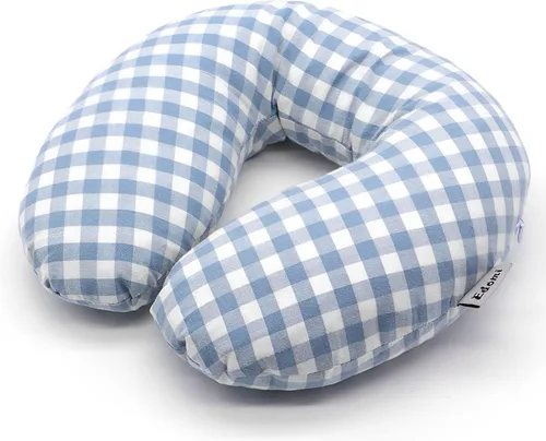 Miniatura 10 de Almohada de cuello de trigo sarraceno para dormir, almohada en forma de U, almohada de enfriamiento para dormir cervical de viaje, soporte