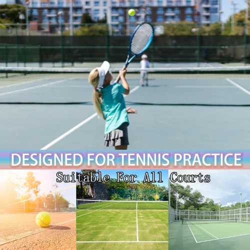 Miniatura 6 de SHYUJAJIE Pelotas de tenis, paquete de 40 pelotas de entrenamiento de tenis, pelotas de tenis de alta elasticidad para principiantes, pelotas