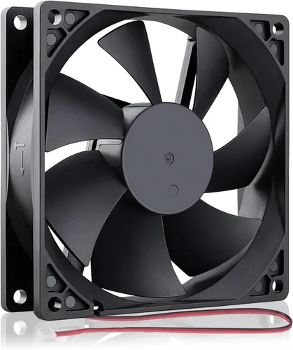 GDSTIME 3.622 in x 3.622 in x 0.984 in 3.543 in 3.6 pulgadas 12v sin escobillas DC ventilador de enfriamiento 2 pines