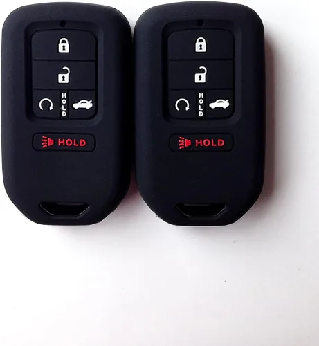 Miniatura 15 de Autobase Funda de silicona para llavero Honda Civic Accord HR-V CR-V Pilot Sport SI EX EX-L Touring 2022 2023 2024 2025 2026 Funda de protección