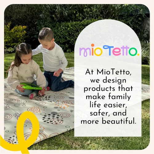 Miniatura 9 de Miotetto Alfombra plegable de juego para bebé, 78 x 59 pulgadas, no tóxico, reversible, impermeable, portátil para el suelo, tapete de espuma