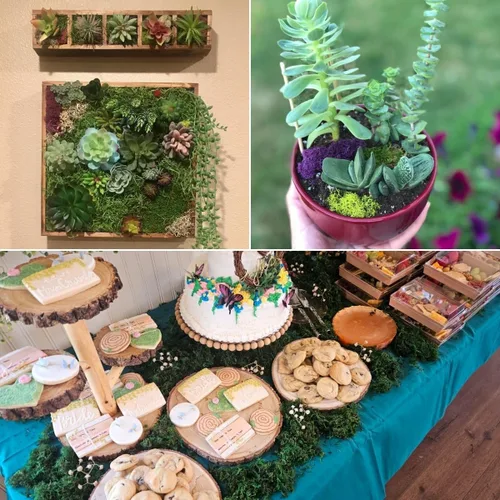 Miniatura 6 de Musgo artificial, musgo verde de 10.5 onzas para decoración, musgo sintético para manualidades, musgo decorativo para plantas de interior, centros