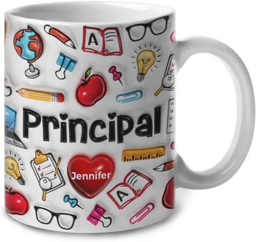 Miniatura 17 de Lotacy Regalos del profesor de arte, taza de café impresa 2D modificada para requisitos particulares del profesor de arte con su