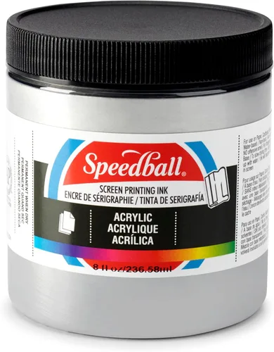 Miniatura 19 de Speedball, 4630, Tinta acrílica para impresión de pantalla, 8 fl oz. 237 ml, Violeta