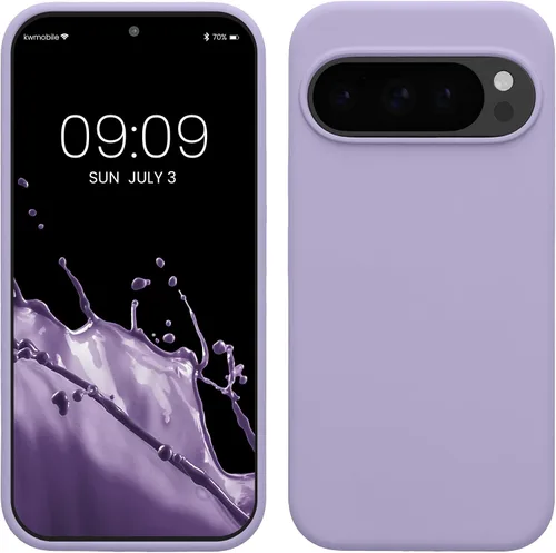 Miniatura 334 de kwmobile Funda Compatible con Google Pixel 6 Pro - Funda de Teléfono de Silicona TPU con Acabado Suave - Azul Caribe