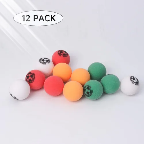 Miniatura 3 de GSE Games & Sports Expert Tamaño reglamentario 1.365 pulgadas de repuesto de futbolín, pelotas de fútbol oficiales de mesa de torneo, accesorios