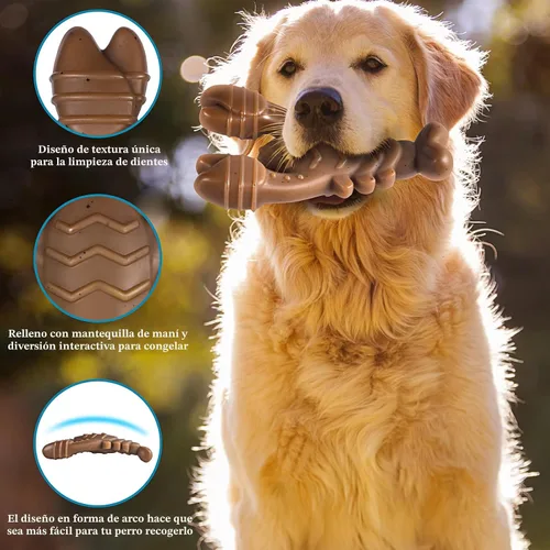 Miniatura 3 de NEZIN Juguetes para Perros Masticadores Agresivos, Juguetes Indestructibles para Perros Grandes, Masticables para Perros de Raza Grande, Mediana y 3
