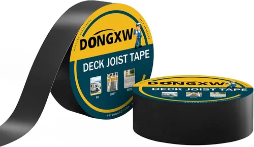 Miniatura 15 de Dongxw Cinta de viguetas para cubiertas, 2 pulgadas x 50 pies, impermeable, cinta adhesiva de butilo para viguetas y vigas de madera, paquete de 6