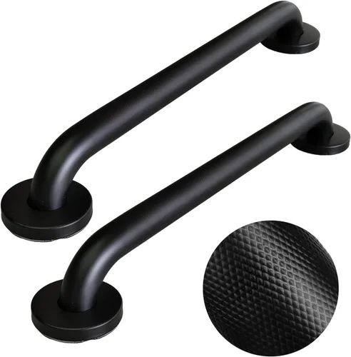 Miniatura 7 de Barras de agarre para discapacitados de 24 pulgadas, paquete de 2 barras de agarre de acero inoxidable para bañeras y duchas, barras de seguridad