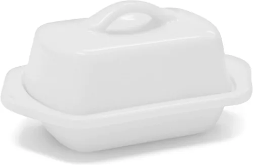 Miniatura 17 de Chantal Mini plato de mantequilla cubierto de cerámica, 5 pulgadas, gris desteñido