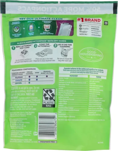 Miniatura 2 de Cascade ActionPacs - Detergente para lavavajillas con aroma fresco, 25