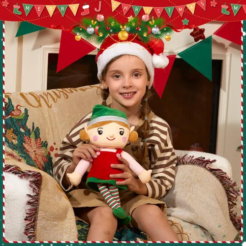 Miniatura 5 de Houwsbaby Elfo de Navidad, juguetes de peluche para niños y niñas, elfos de peluche, fiestas de Navidad, decoración del hogar, regalos para niños