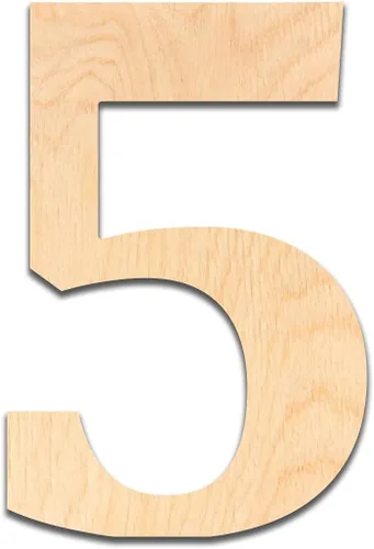 Miniatura 48 de Ampersand - Letras de madera de 6 pulgadas de alto, abedul báltico de 1/4 de pulgada de grosor, decoración de bricolaje pintable, letreros