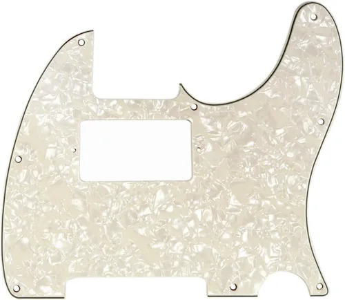 Miniatura 8 de Musiclily - Golpeador de 8 agujeros, humbucker, para Fender Telecaster estadounidense/mexicana de estilo moderno, guitarra eléctrica, 1 capa, negro