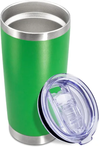 Miniatura 54 de Vaso de viaje de café de 20 onzas a granel con tapa, acero inoxidable de doble pared aislada al vacío, tazas con recubrimiento en polvo, para Rosa
