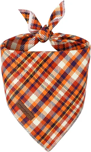 Miniatura 25 de Unique Style Paws Bandanas para perros, 1 unidad, lavables, de algodón, triangular, para otoño, con margaritas de abeja, para perros y gatos