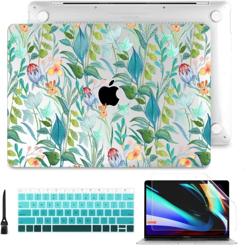 Miniatura 28 de Batianda - Carcasa rígida protectora de plástico transparente y mate para MacBook Pro (2019, 2018, 2017, 2016) de 13 pulgadas, modelo A2159, A1989