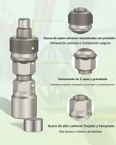 Miniatura 3 de Pawfly Juego de extractor de manivela de bicicleta mejorado, kit de reparación de bicicleta para Shimano cuadrado y brazo de manivela estriado ISIS