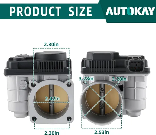 Miniatura 4 de AUTOKAY 16119-AE013 Nuevo cuerpo electrónico del acelerador con sensores TPS para Nissan Sentra Altima 2002-2006 X-Trail 2005 2006 2.5L L4 RE#
