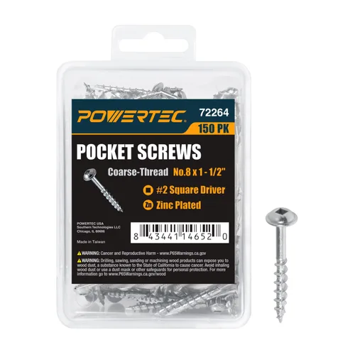 Miniatura 11 de POWERTEC Juego de collar de tope de broca, juego de 7 piezas de tapón de profundidad de broca ajustable con llave Allen, tope de brocas con marcas