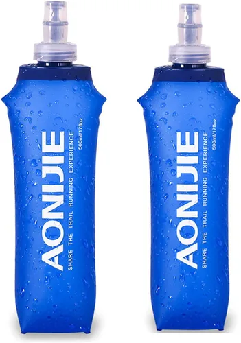 Miniatura 12 de Vejiga de hidratación de vejiga de agua de 34oz/51oz/68oz/101oz Depósitos de agua a prueba de fugas para mochilas/paquete de chaleco de correr