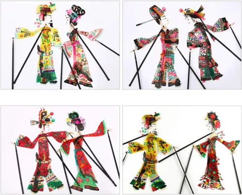 Miniatura 5 de LimiFas - Marionetas de mano con sombra, 15.0 x 9.6 in, diseño de sombras chinas, Plástico, Diaochan
