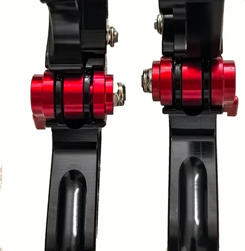 Miniatura 2 de Compatible con GSX250R 2017-2020, GSR750/GSX-S750 2011-2021, TL1000S 1997-2001, par de palancas de embrague de freno corto, color negro