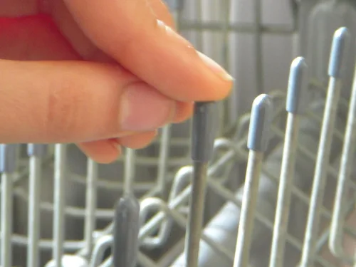 Miniatura 2 de 10 tapas universales de color gris gris para lavavajillas, con punta de púa, simplemente presiona para reparar