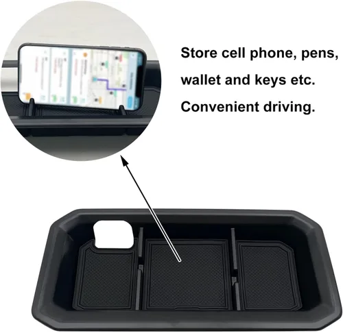 Miniatura 3 de Organizador de consola central, organizador de tablero compatible con Toyota Tundra 2022 2023 2024 2025