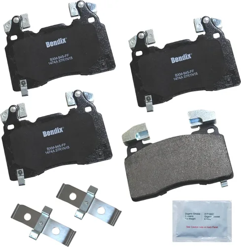 Miniatura 93 de Pastillas de freno delanteras cerámicas Bendix Priority1 CFC2302 para Hyundai Elantra 2021, Sonata 2022-2020, Kia K5 2023-2021