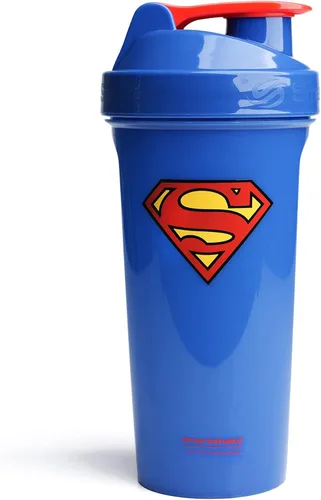 Miniatura 5 de Botella agitadora de proteínas Smartshake Lite Liga de la Justicia 800ml – Botella de agua DC Comics, botella agitadora para gimnasio sin BPA a