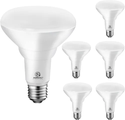 Miniatura 13 de Energetic - Bombillas LED empotrables BR30, equivalente a 85 W, regulables, blanco suave, 2700 K, luces de inundación para interiores para latas