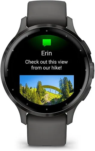Miniatura 4 de Garmin Venu 3S Reloj inteligente de salud y fitness con GPS, bisel de acero con carcasa gris pedregoso de 41mm Modelo oficial del socio de EE. UU.