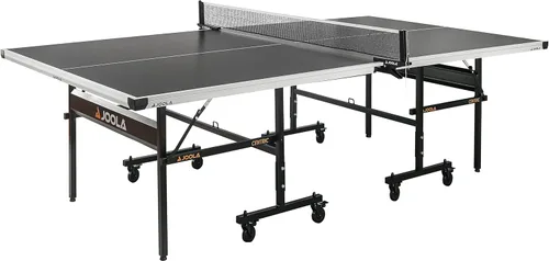 JOOLA Inside Professional MDF Indoor Ping Pong Table with Quick Clamp Table Tennis Net and Post Set - 10 Minute Easy Assembly - Tournament Quality -