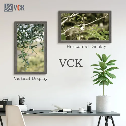 Miniatura 320 de VCK Marcos para póster de madera maciza de 22.375 x 34 pulgadas, marco de fotos A1 negro con montaje en pared, paquete de 3