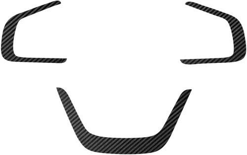 MUXEE 3 piezas de calcomanías interiores para volante para Kia Forte Cerato K3 2019 2020 2021 2022 2023 2024 – Accesorios interiores deportivos de
