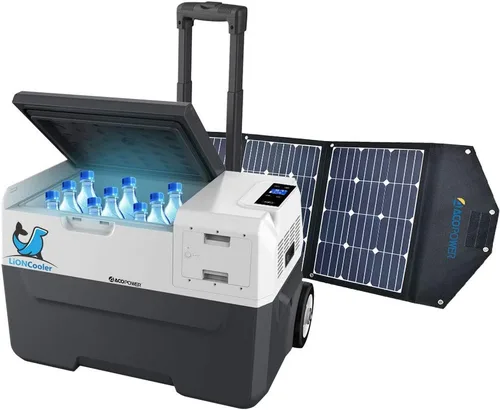 Miniatura 10 de ACOPOWER LiONCooler Pro HY-COMBO-PX30 - Congelador solar portátil de 32 cuartos de galón y panel solar de 90 W, kit combinado para camión, caravana